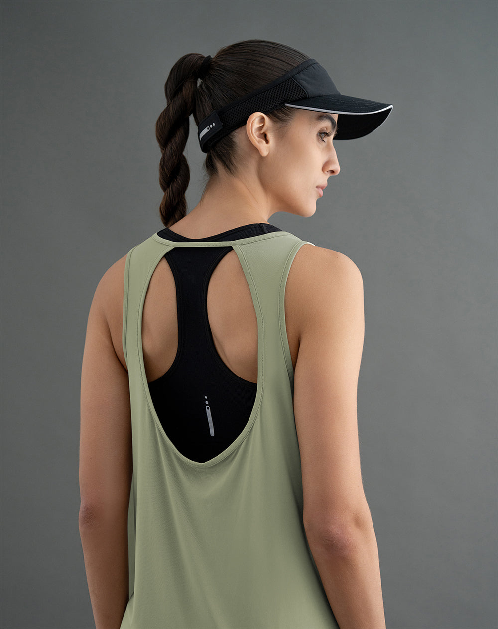 Camiseta regular fit verde